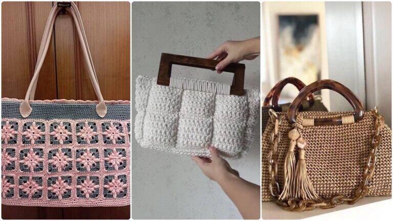 17 Bolsas de Crochê Elegantes: Peças que Vão Sofisticar o Seu Look!
