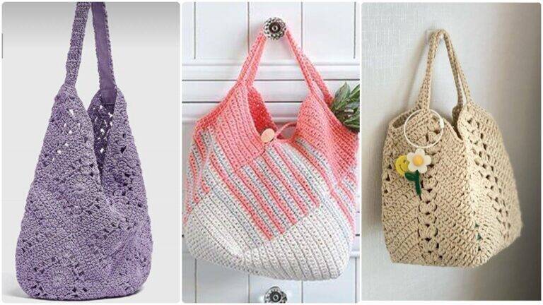 10 Bolsas de Crochê Charmosas: Peças Leves e Criativas que Encantam!