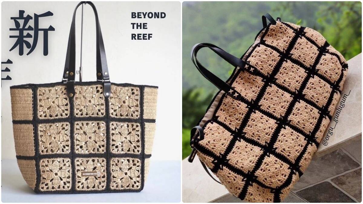 22 Bolsas de Crochê com Squares: Transforme Seu Estilo com Peças Incríveis!