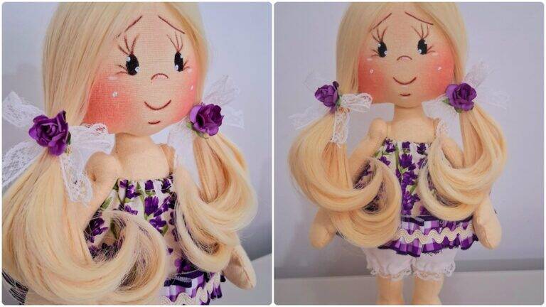 Boneca em Patchwork Lili: Crie a Sua com o Guia Completo!