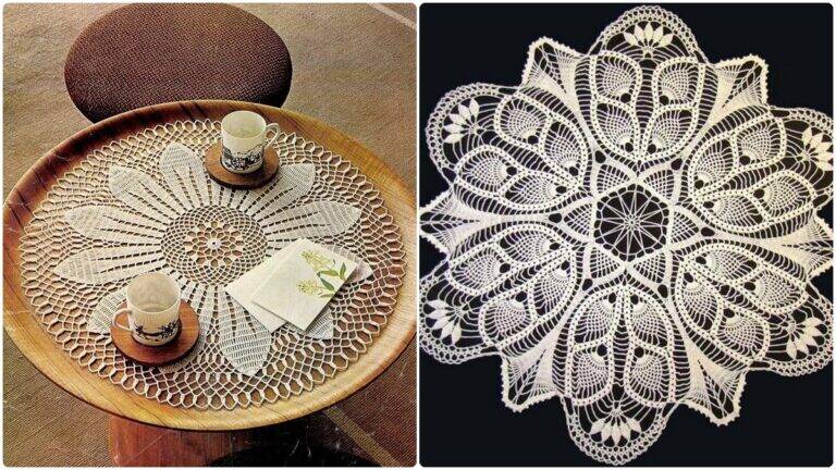 9 Centros de Mesa em Crochê de Luxo que Vão Sofisticar a Sua Decoração!