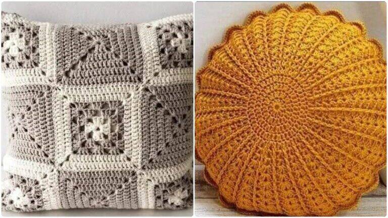 16 Almofadas de Crochê: Conforto, Estilo e um Toque Artesanal que Encanta!