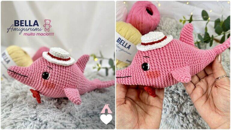 Amigurumi do Boto Rosa: Crie Essa Peça de Charme e História!