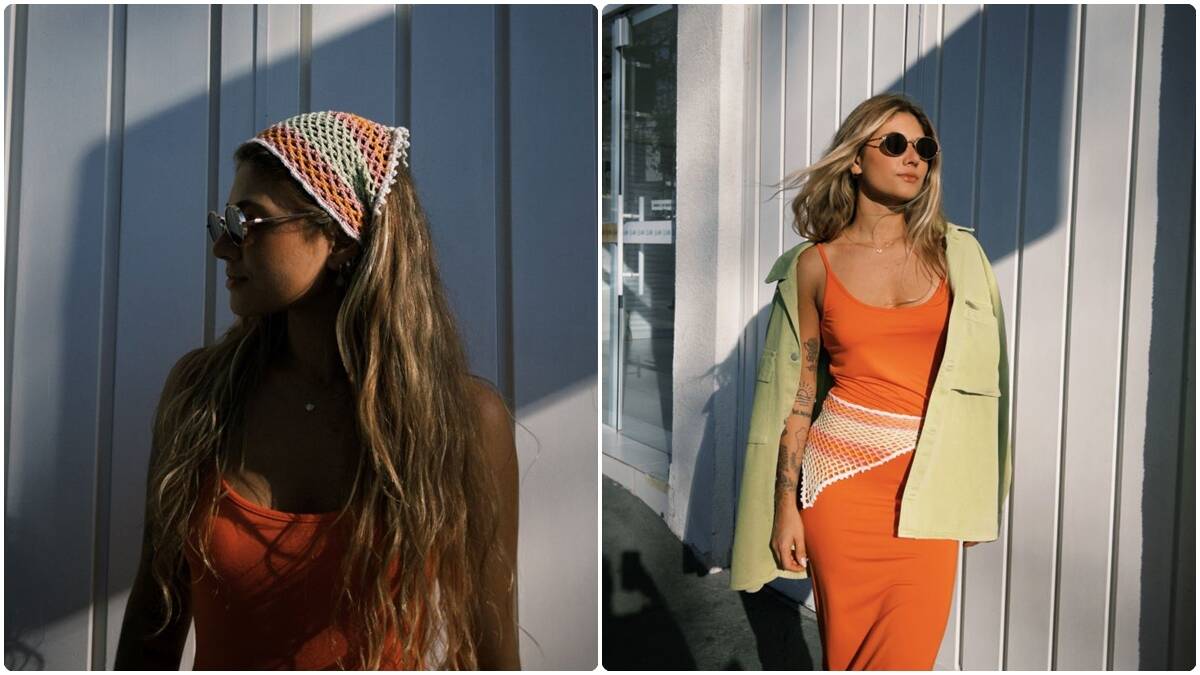 Bandana de Crochê Colorida: Crie Essa Peça Cheia de Charme!