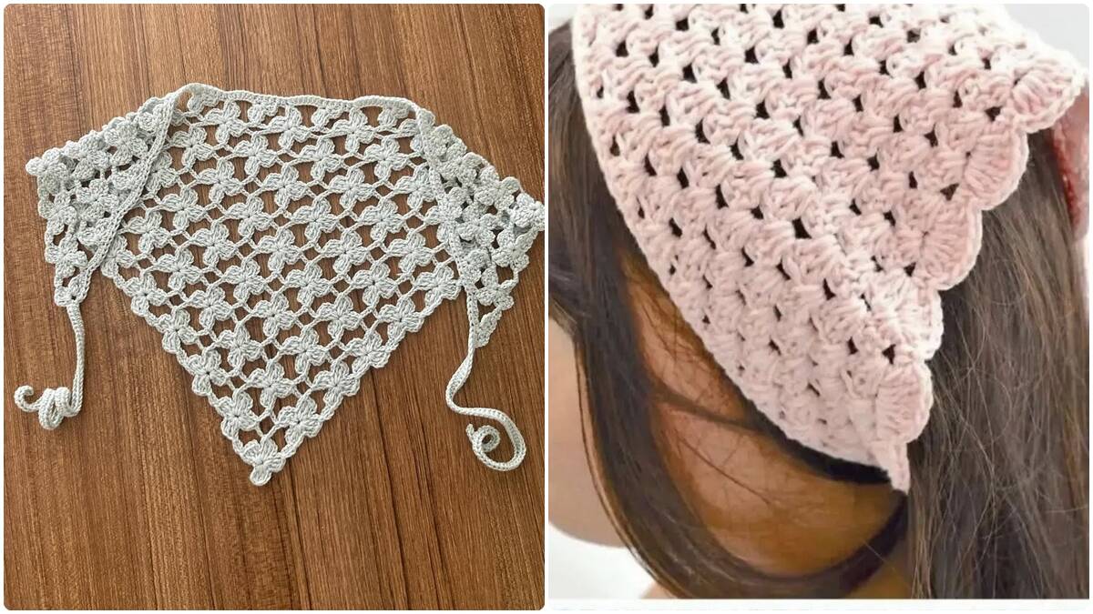 Bandanas de Crochê em Alta com Gráficos: Tendência e Passo a Passo Detalhado!