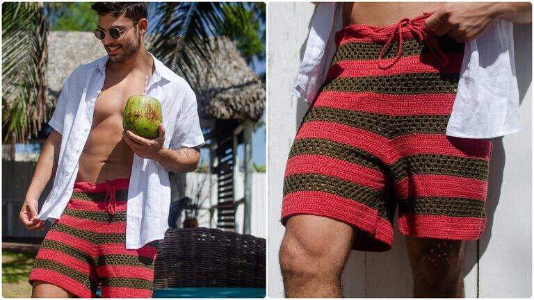 Bermuda em Crochê Fortaleza: Charme que Vende Muito!