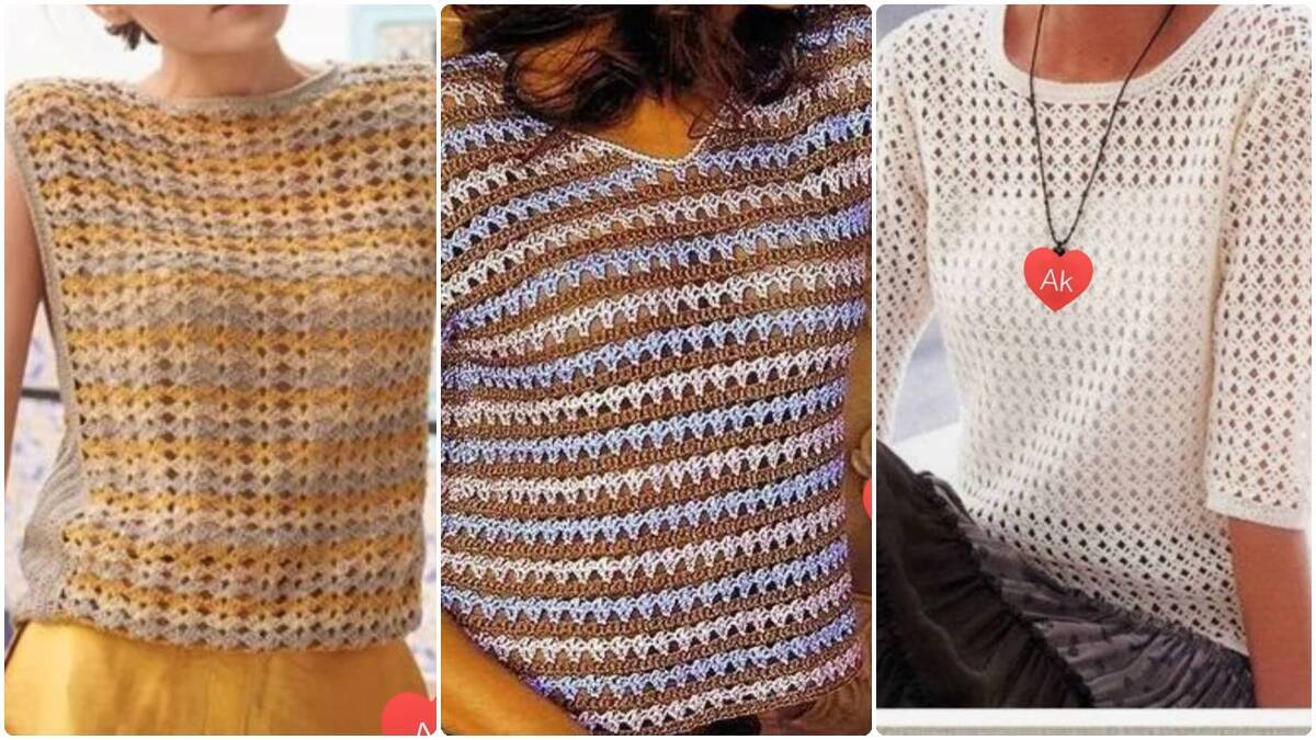Blusas de Crochê: Estilo Confortável e Leve para Qualquer Estação do Ano!