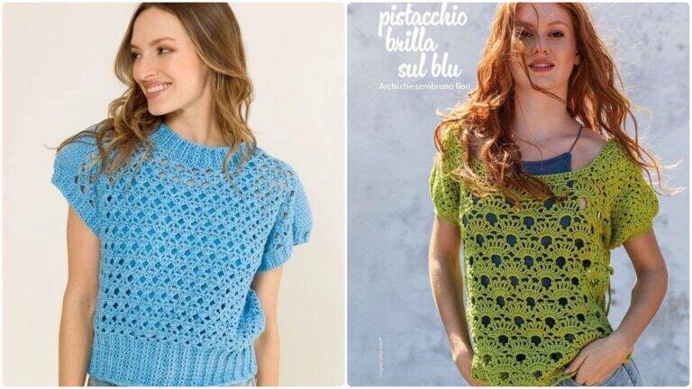 Blusas de Crochê: Crie Peças Lindas e Confortáveis Você Mesma!