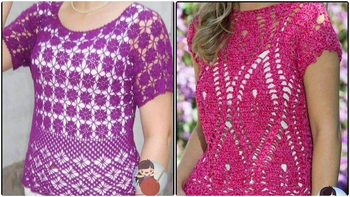 Blusas de Crochê Vibrantes: Crie Peças com Cores que Encantam!