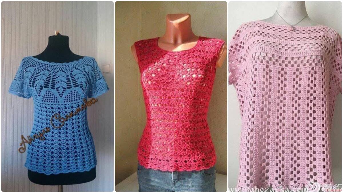 27 Blusas de Crochê com Gráficos: As Peças que Vão Transformar o Seu Guarda-Roupa!