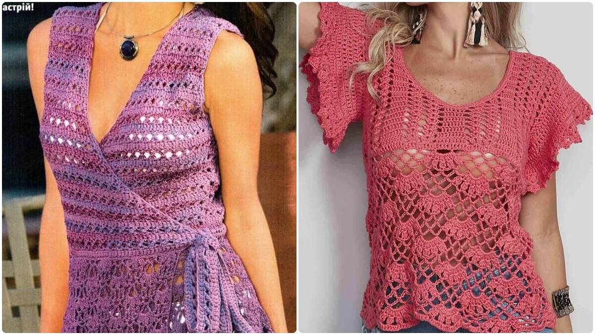 Blusas de Crochê com Gráficos: Crie Peças que Encantam e Valorizam o Artesanato!