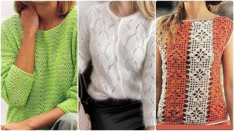 Blusas de Crochê e Tricô: Beleza Atemporal para Todo Mundo!