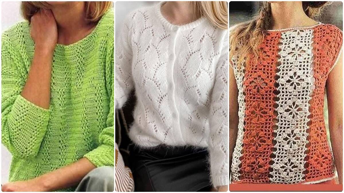 Blusas de Crochê e Tricô: Beleza Atemporal para Todo Mundo!