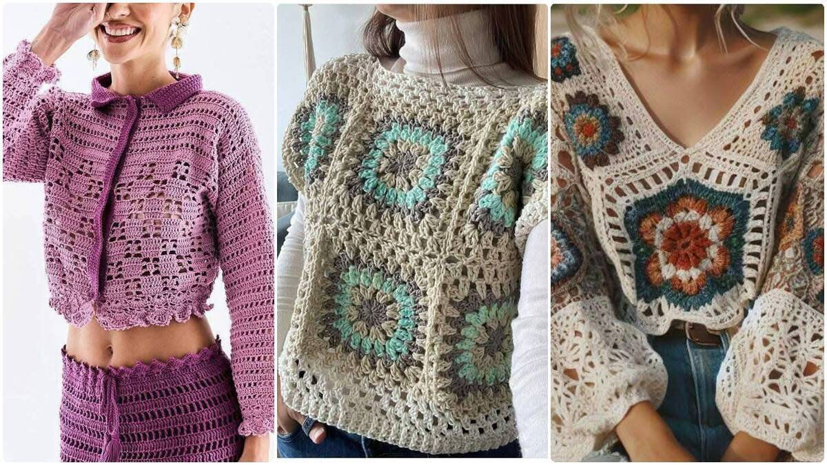 Blusas de Crochê Lindíssimas que Vão Transformar o Seu Estilo!