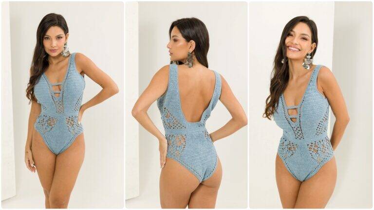 Body de Crochê Atlântico: Crie Essa Peça Elegante e Encantadora!