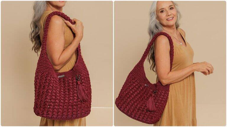 Bolsa de Crochê Údi: Crie Você Mesma Essa Peça!
