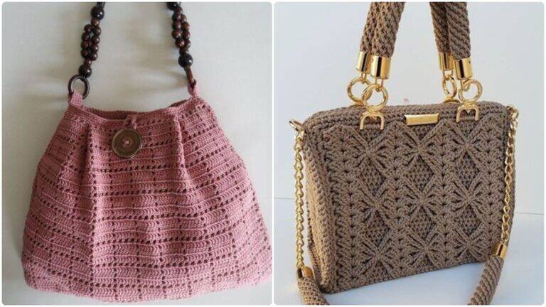 Bolsas de Crochê: Crie Peças Exclusivas e Charmosas com Estilo!