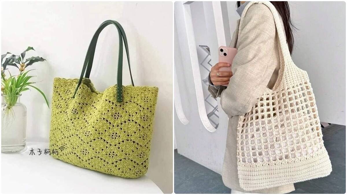 9 Bolsas de Crochê: Peças Elegantes e Simples de Fazer!