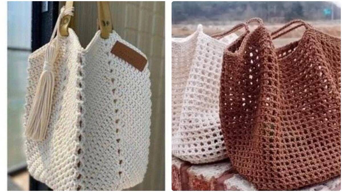 Bolsas de Crochê Grandes: Praticidade para o Seu Dia a Dia!