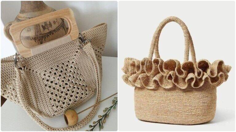Bolsas de Crochê Elegantes: Arte Sustentável que Sofistica!
