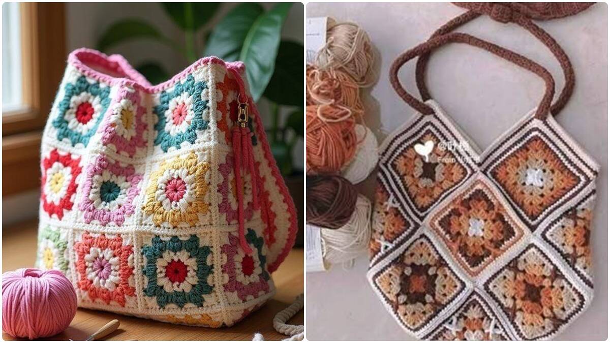 Bolsas de Crochê com Squares: As Peças que Conquistaram o Mercado!