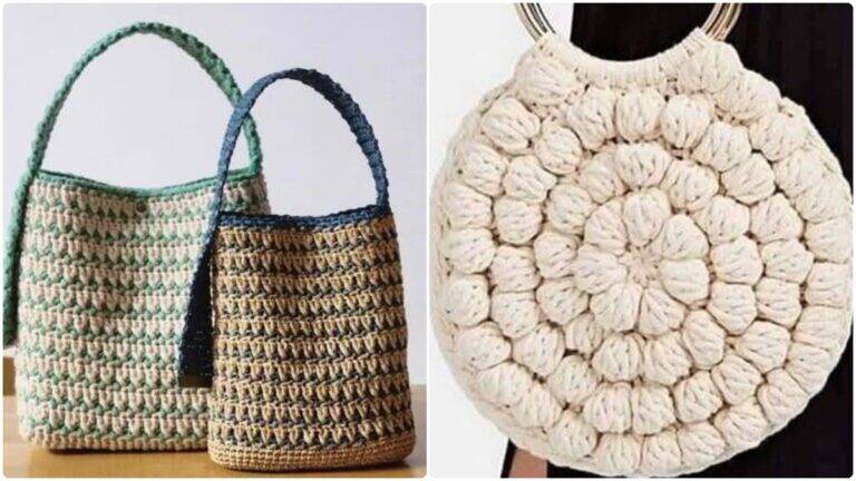 Bolsas de Crochê para Qualquer Ocasião: Modelos Criativos e Lindos!