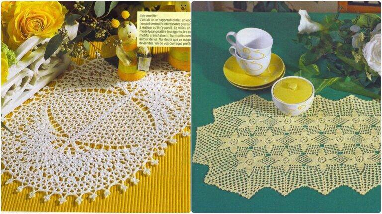 Caminhos de Mesa em Crochê: Beleza e Charme para Sua Decoração!
