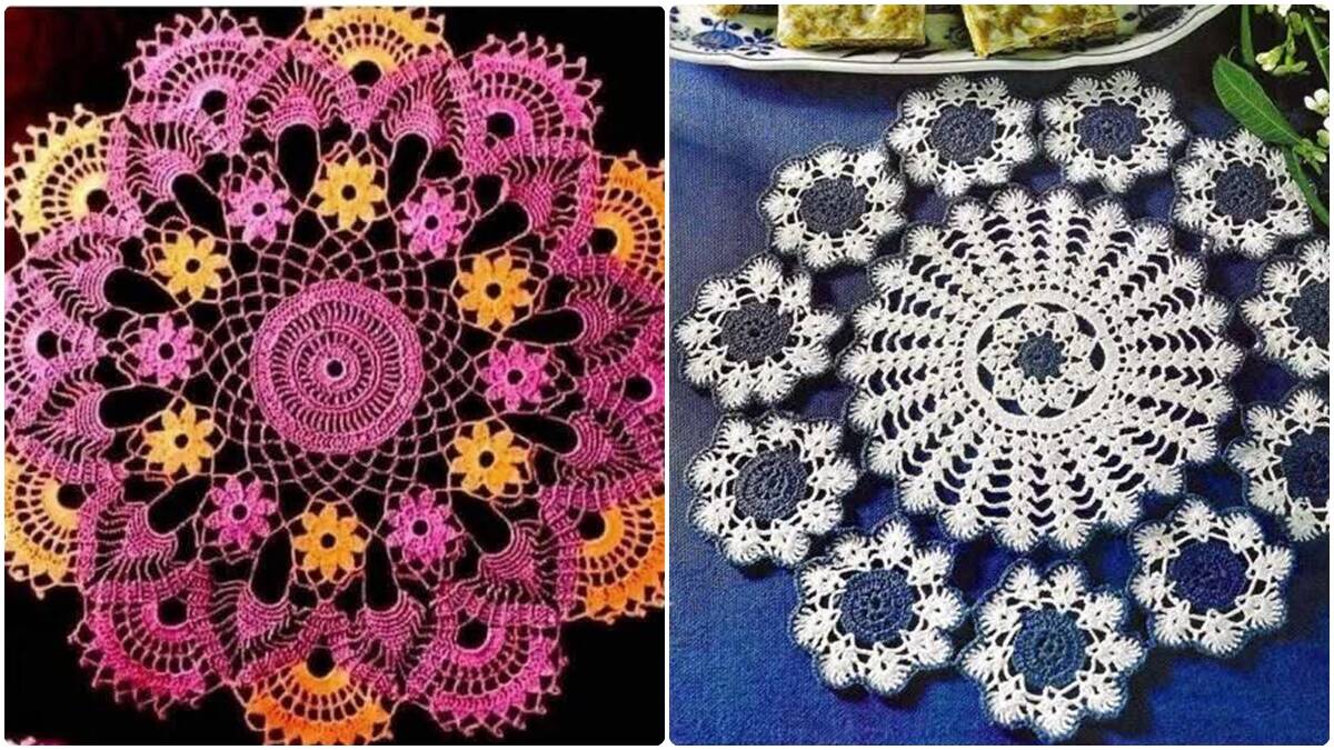 Centros de Mesa em Crochê Lindíssimos com Gráficos: Decoração que Transforma!