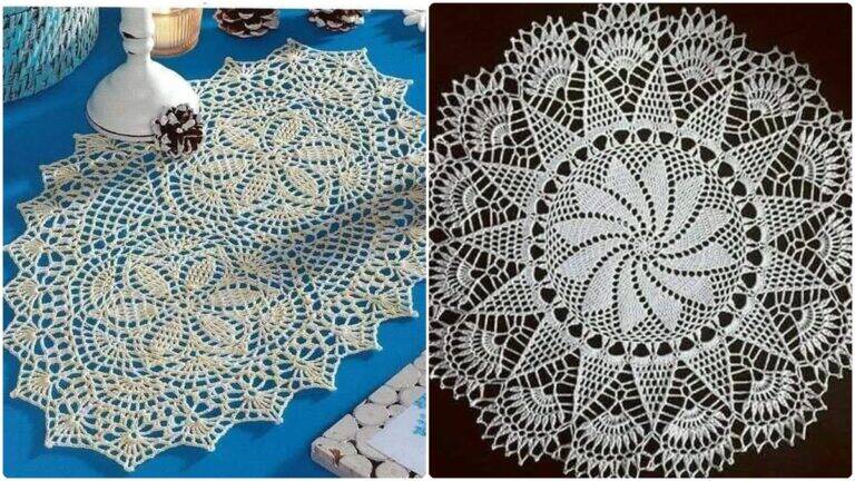 Centros de Mesa em Crochê com Gráficos: Inspire-se e Copie Seus Favoritos!