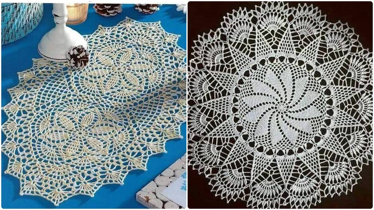 Centros de Mesa em Crochê com Gráficos: Inspire-se e Copie Seus Favoritos!