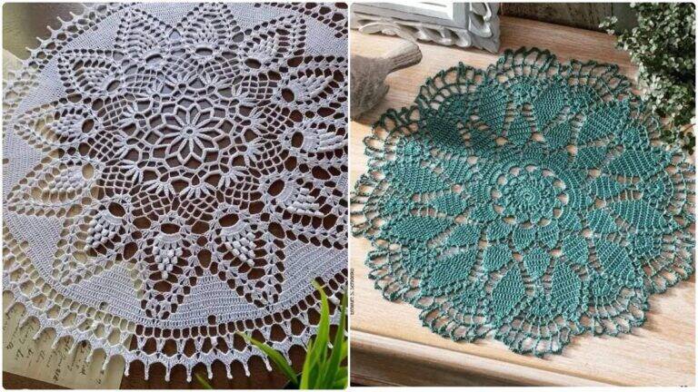 Centros de Mesa em Crochê: Use Sua Criatividade para Decorar!