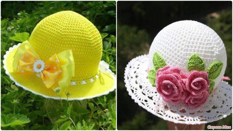 16 Chapéus de Crochê Infantil e Adulto: Proteção e Estilo com Toque Artesanal!