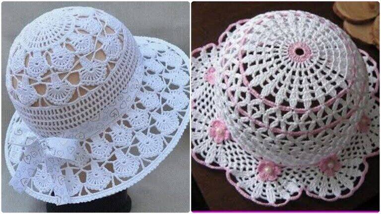 20 Chapéus de Crochê para Adultos e Crianças: Charme que Encanta!