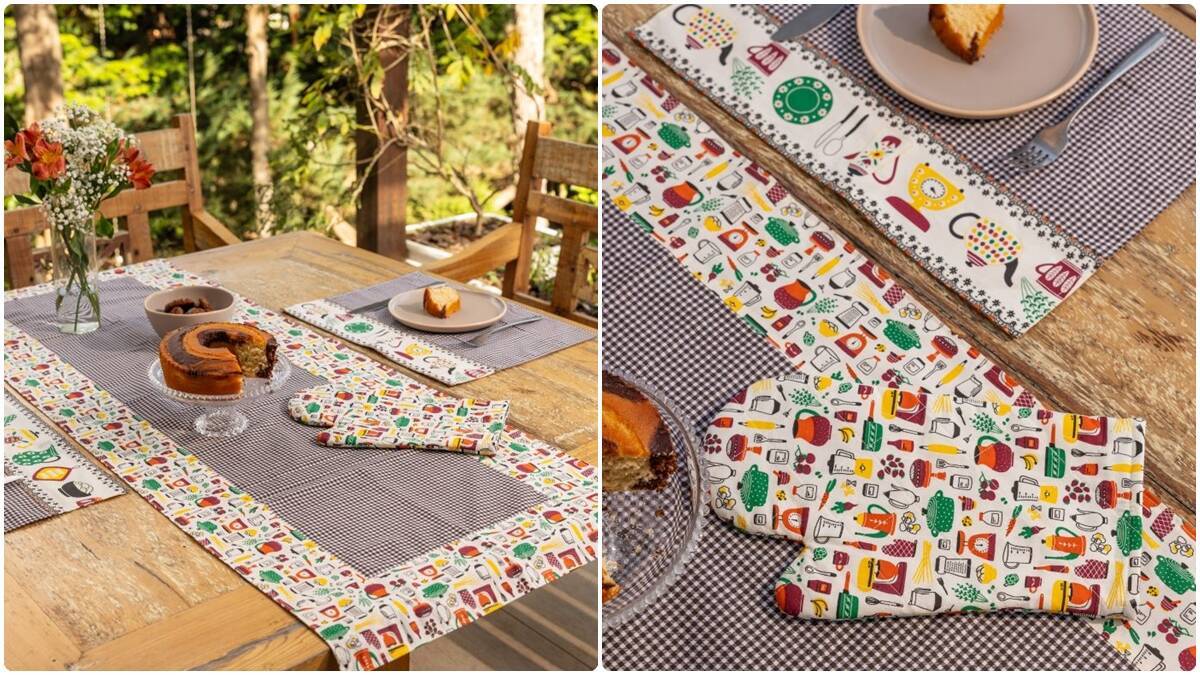 Mesa Posta em Patchwork com Luva: Crie Peças Charmosas!