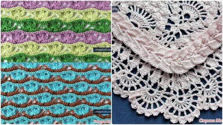 20 Amostras de Pontos de Crochê Modernos e Diferentes para Praticar!