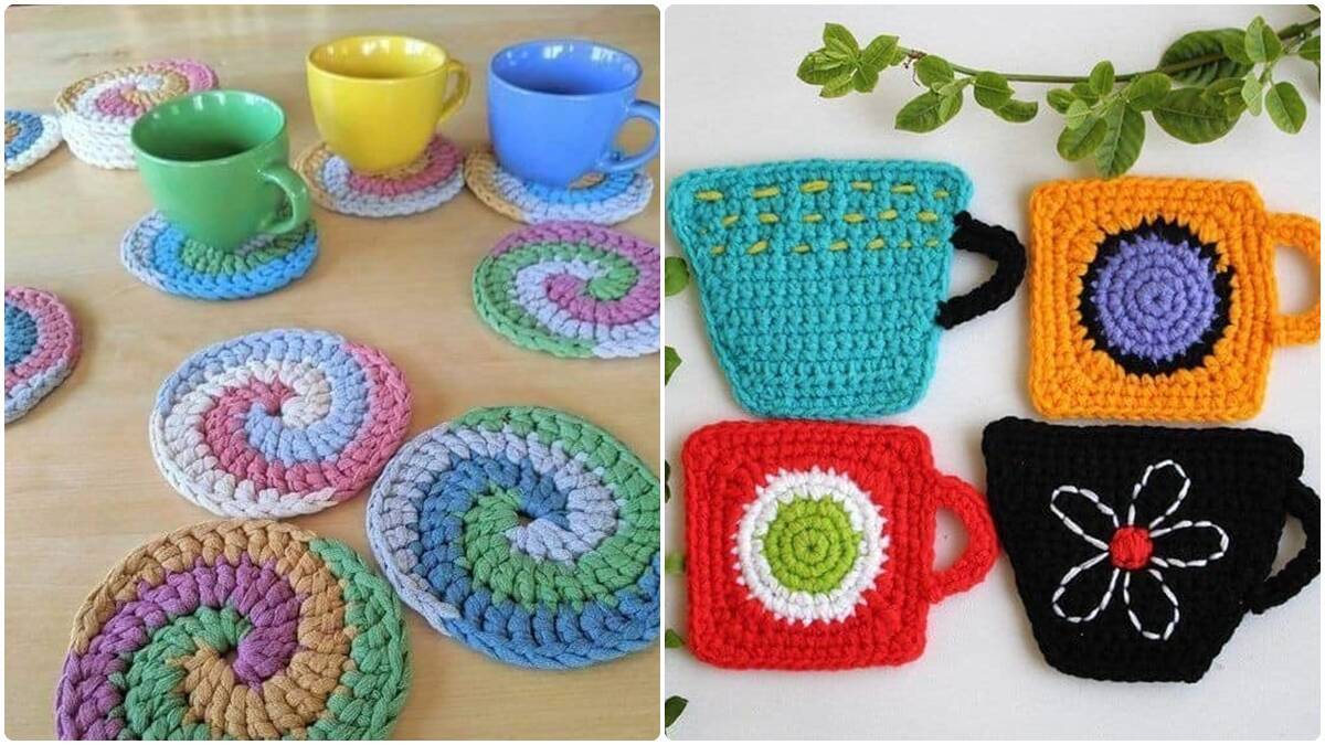 Porta-Copos de Crochê: Praticidade e Charme para Sua Mesa!