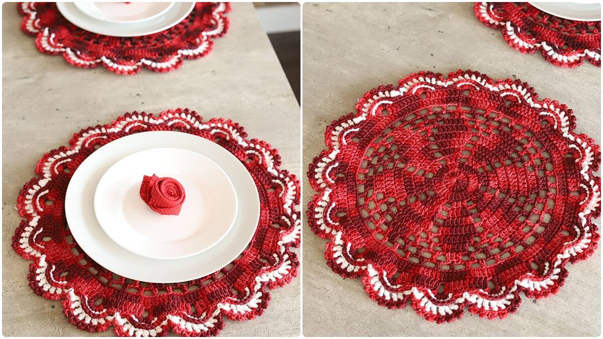 Sousplat de Crochê Geleia: Transforme Sua Decoração com Cor!