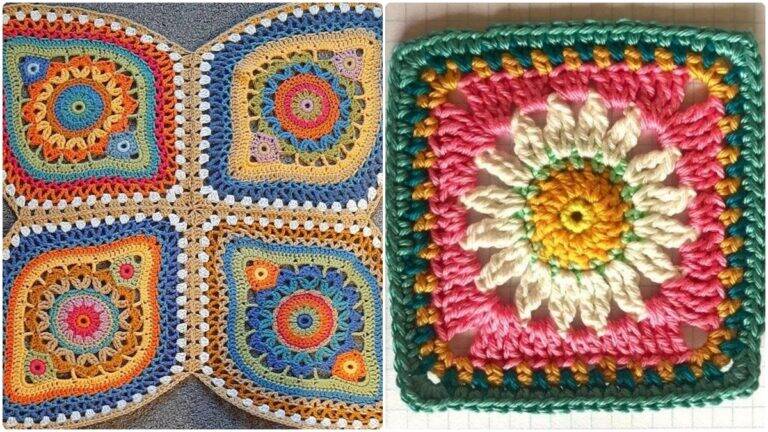 Squares de Crochê: Crie Peças Novas e Cheias de Criatividade!