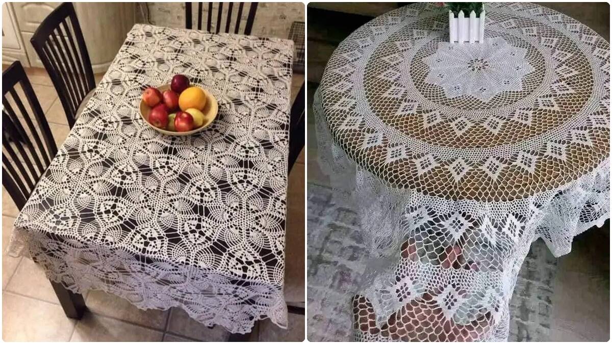 9 Toalhas de Mesa em Crochê: Charme e Sofisticação para a Sua Decoração!
