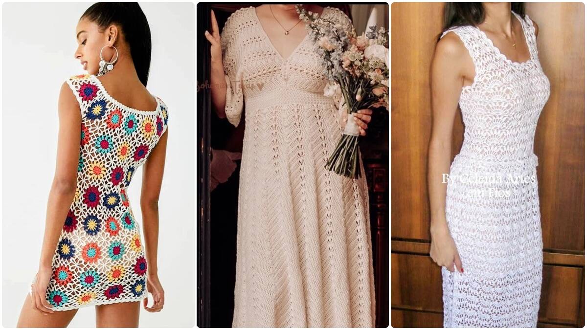 7 Vestidos de Crochê: Descubra e Crie Peças Lindas e Criativas!