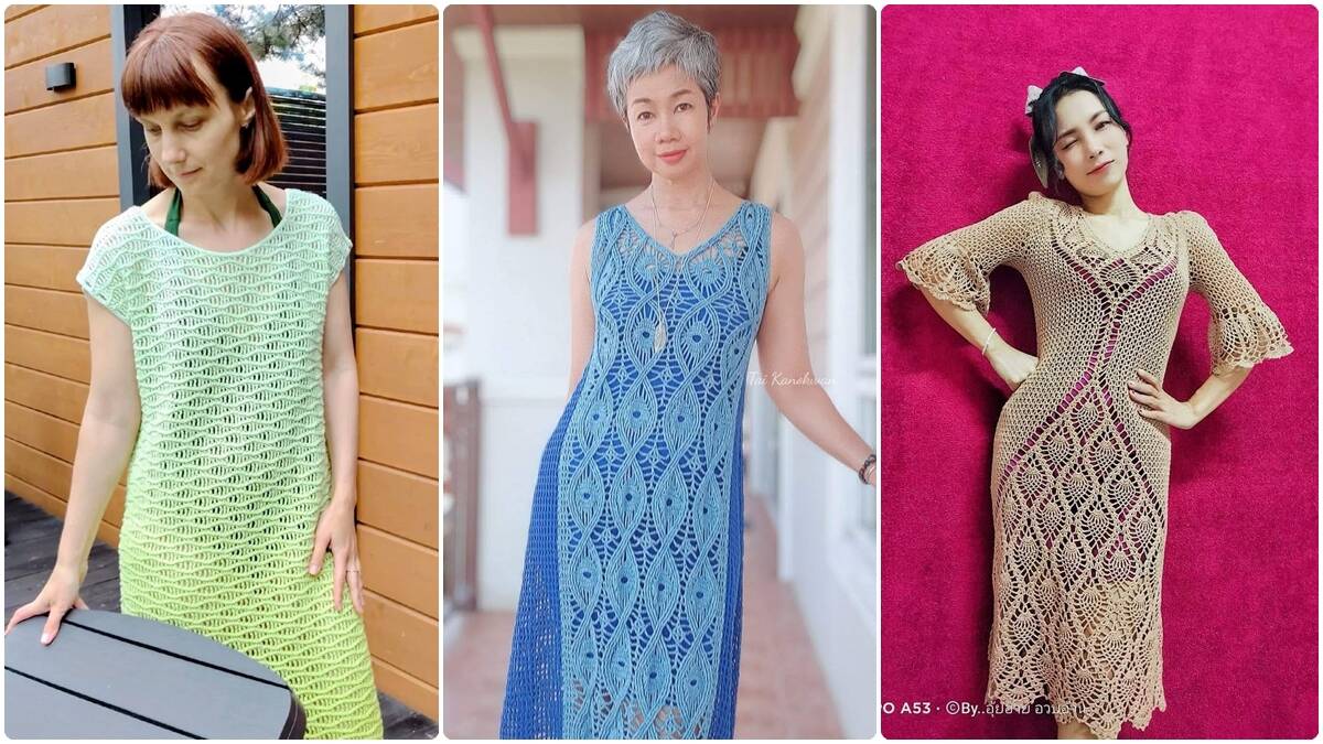 10 Vestidos de Crochê: Peças Elegantes e Charmosas para o Dia a Dia!