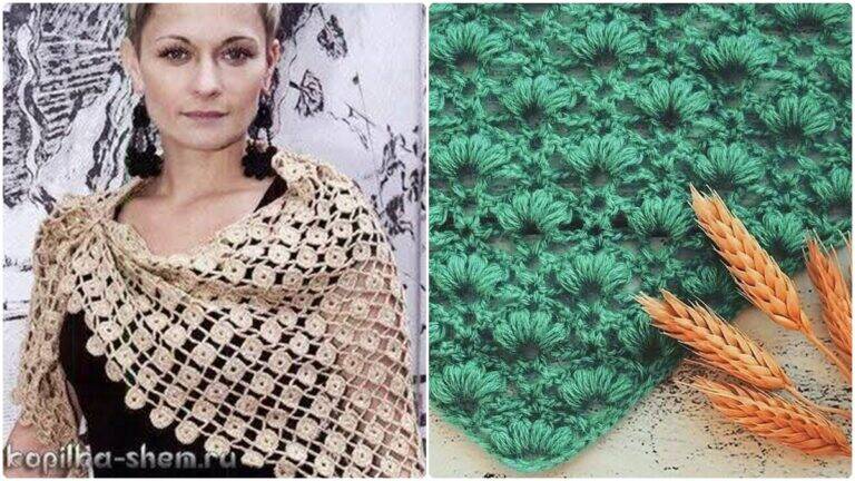 13 Xales e Lenços de Crochê: Modelos Fáceis, Gráficos Detalhados e Dicas de Estilo!