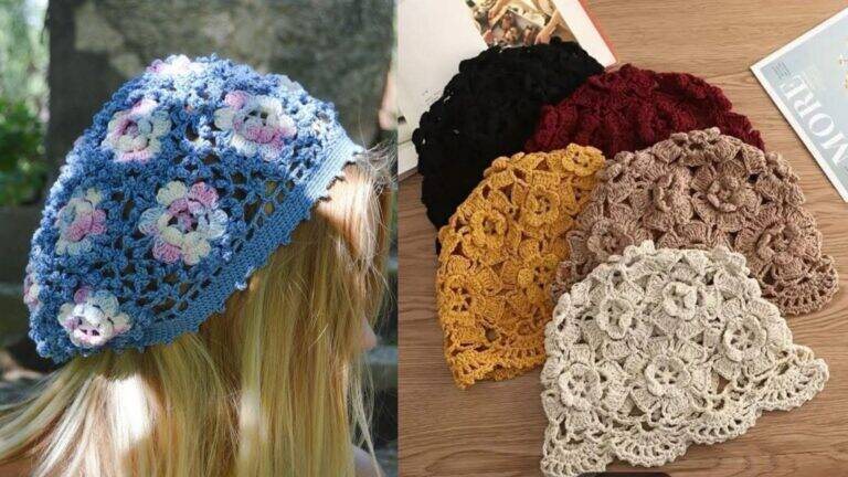 Gorro de Crochê Floral: Aprenda Como Usar e Criar o Seu!