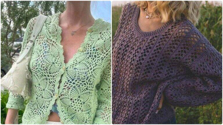 Blusas de Crochê Lindíssimas: Crie Peças Cheias de Estilo e Charme!