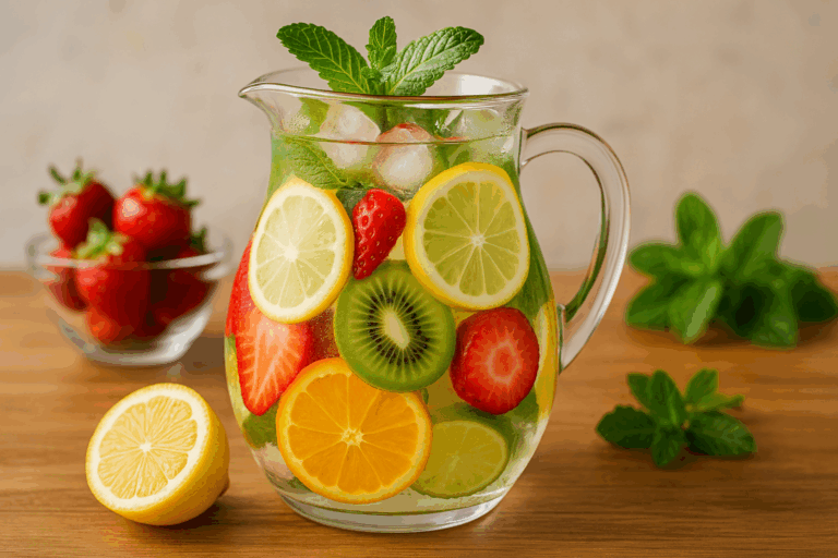 Água Aromatizada com Frutas e Ervas: Receita Simples, Detox e Sofisticada