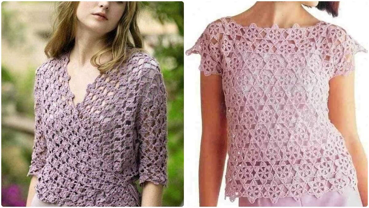 14 Blusas de Crochê com Gráficos: Padrões Lindos e Criativos com Vídeo Aula!