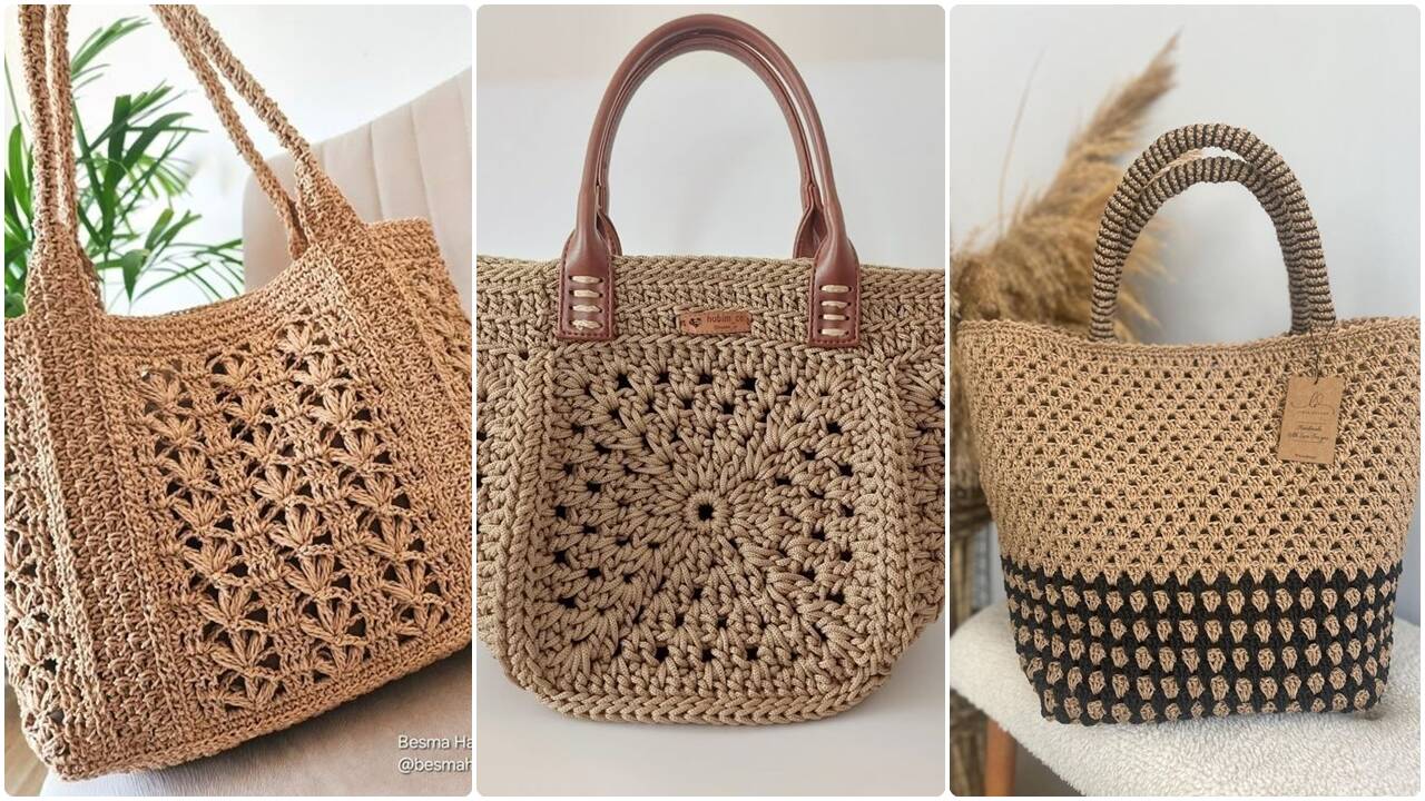 25 bolsas de crochê estilosas com passo a passo exclusivo!