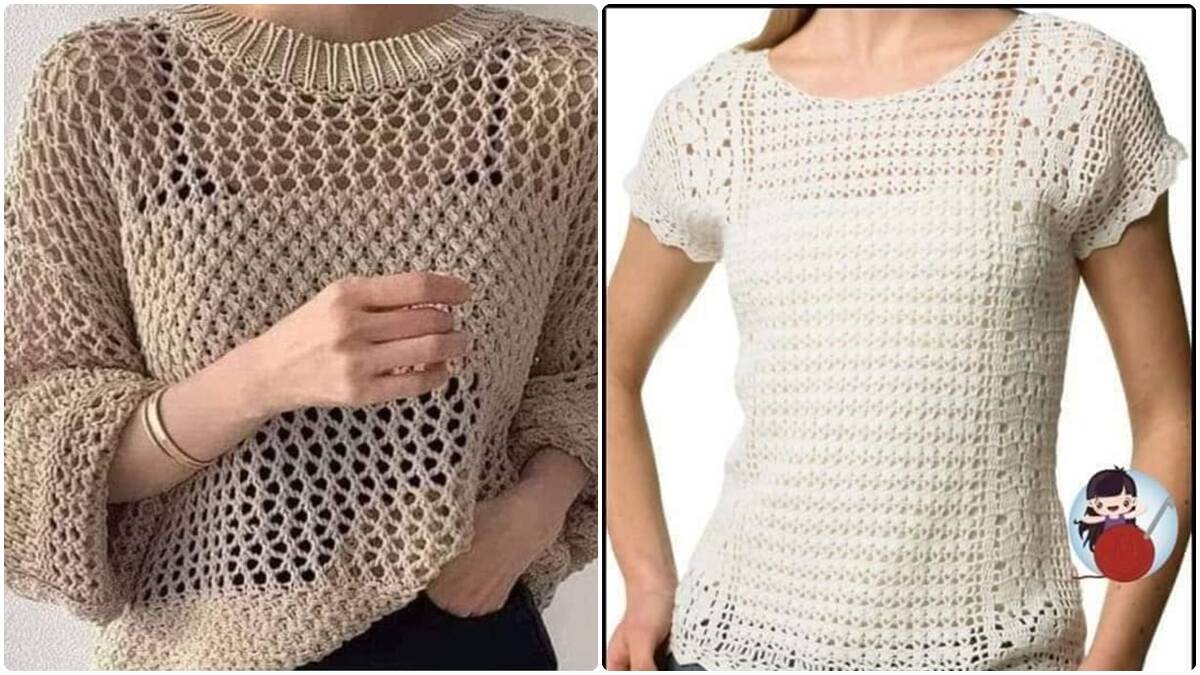 26 Blusas de Crochê com Gráficos e Inspirações que Vão Te Surpreender!