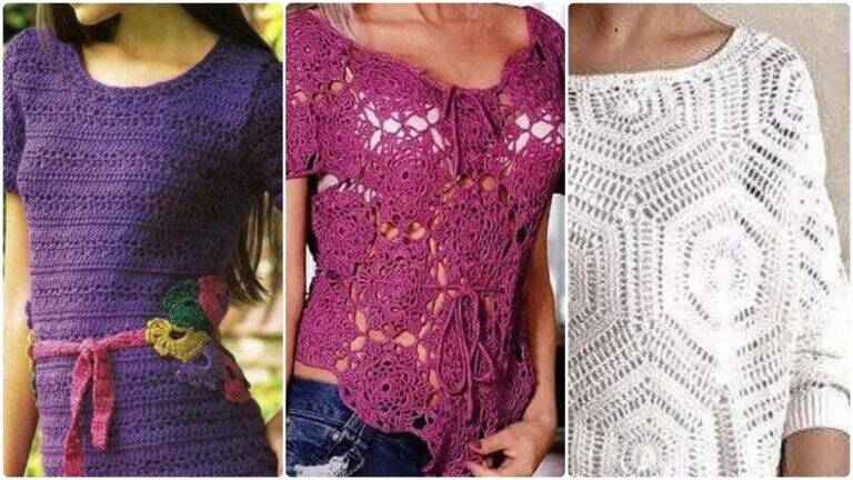 14 Blusas de Crochê com Gráficos Detalhados: Peças que Vão te Encantar!