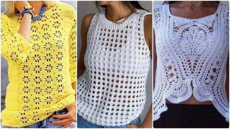 Blusas de Crochê com Gráficos que Você Vai Adorar e Transforme Seu Guarda-Roupa!